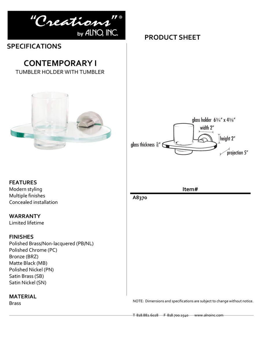 Specificaton Sheet