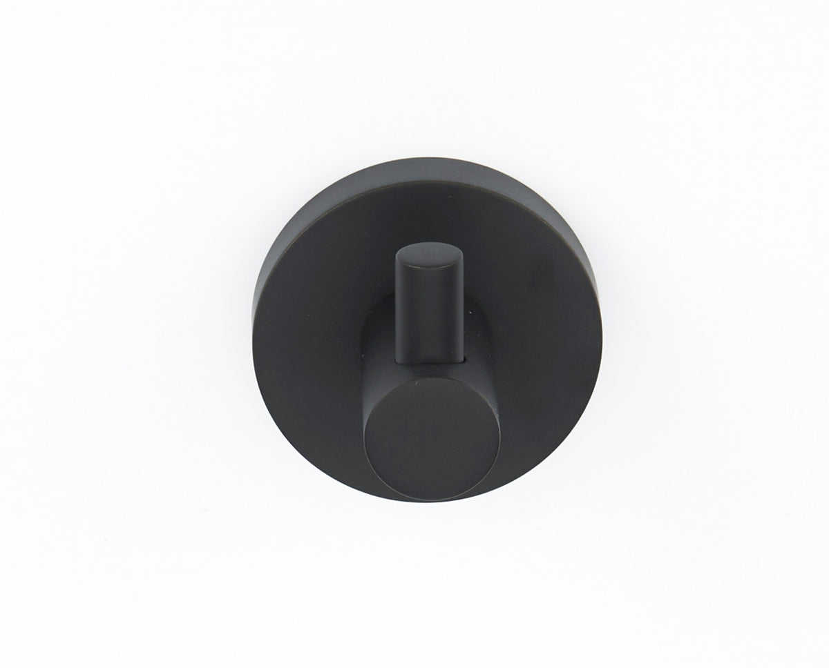 Alno A8380-MB: Contemporary I Robe Hook - Matte Black