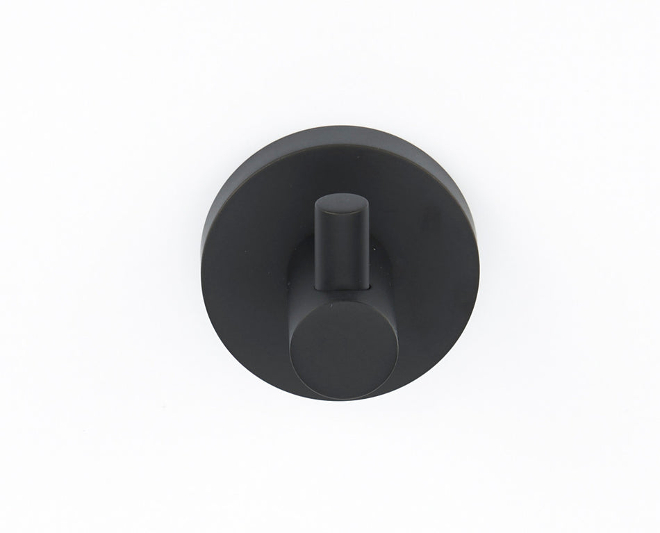 Alno A8380-MB: Contemporary I Robe Hook - Matte Black