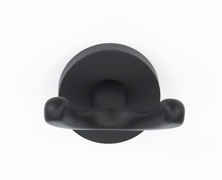 Alno A8384-MB: Contemporary I Double Robe Hook - Matte Black