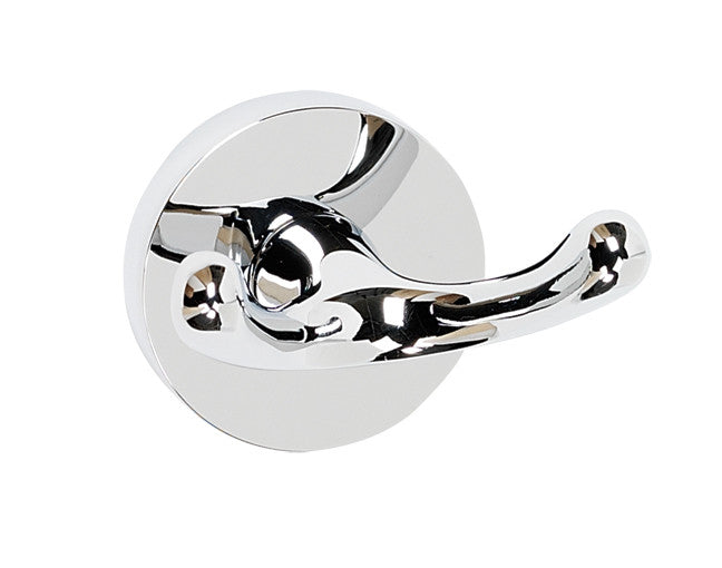 Alno A8384-PB/NL: Contemporary I Double Robe Hook - Unlacquered Brass