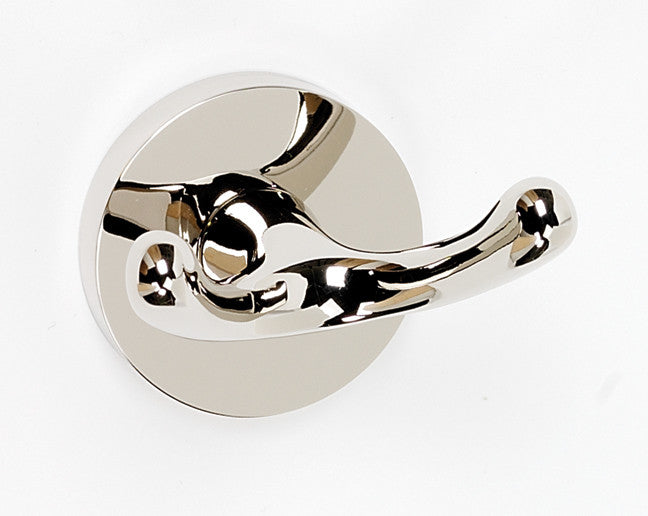 Alno A8384-PN: Contemporary I Double Robe Hook - Polished Nickel