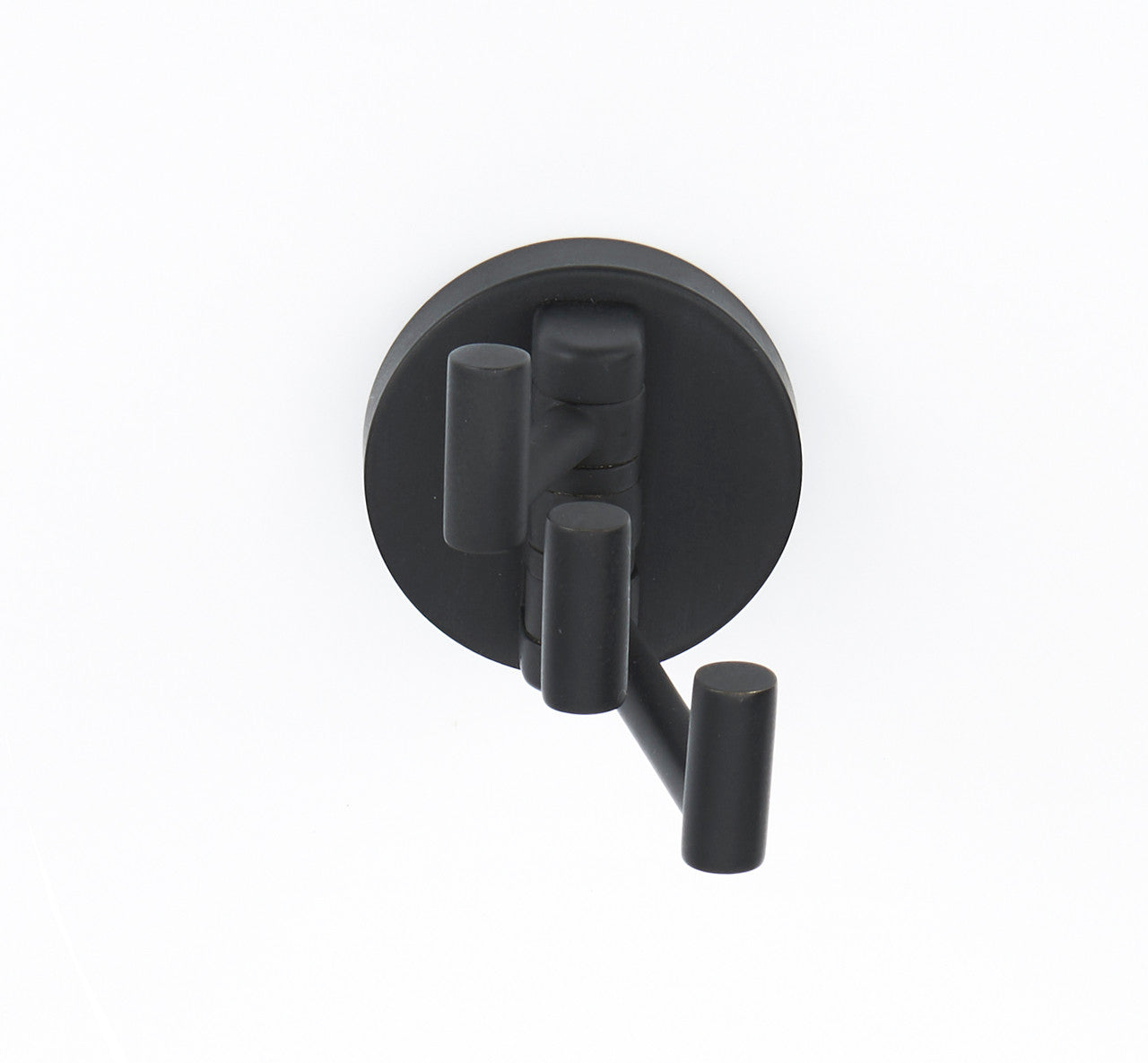 Alno A8385-MB: Contemporary I Swivel Robe Hook - Matte Black