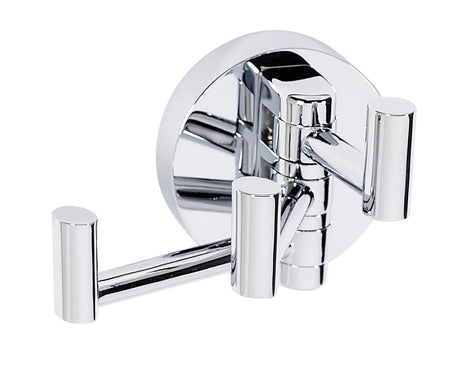 Alno A8385-PB/NL: Contemporary I Swivel Robe Hook - Unlacquered Brass