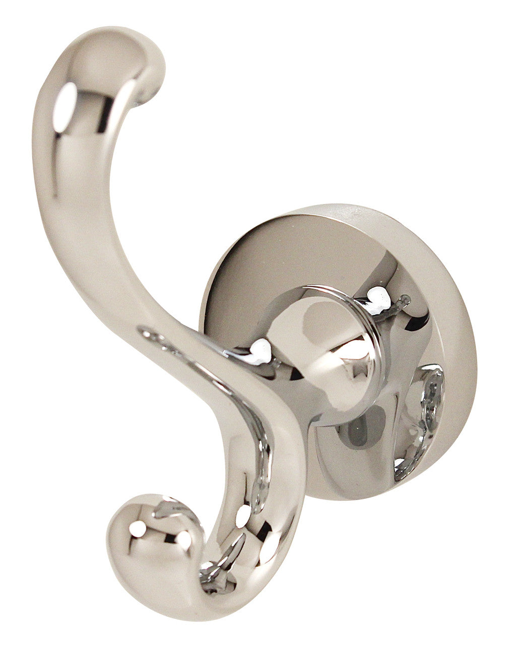 Alno A8399-PN: Contemporary I Double Robe Hook - Polished Nickel