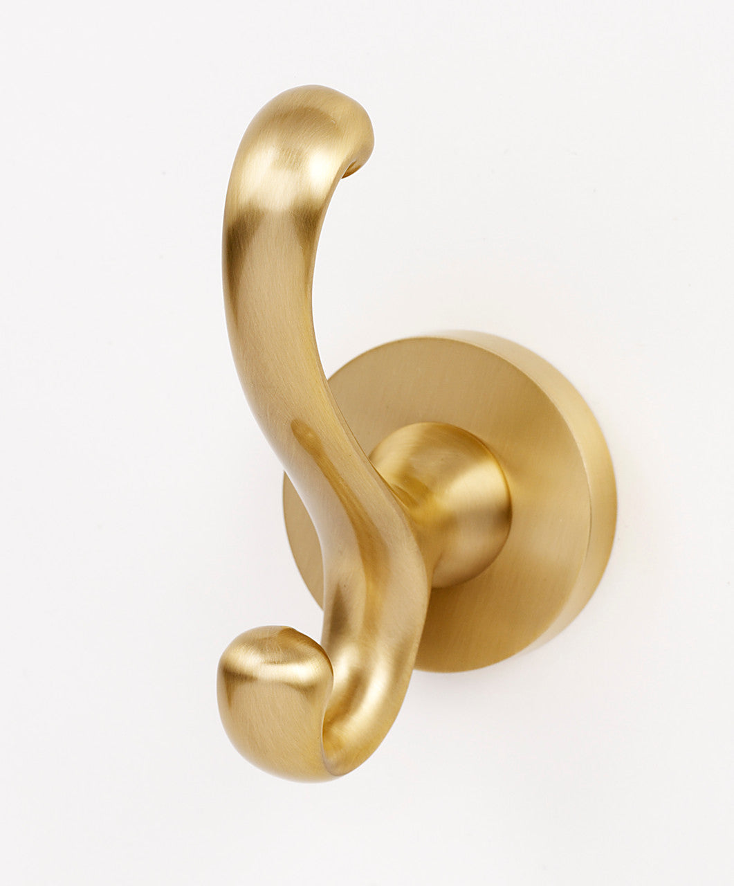 Alno A8399-SB: Contemporary I Universal Robe Hook - Satin Brass