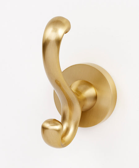 Alno A8399-SB: Contemporary I Universal Robe Hook - Satin Brass