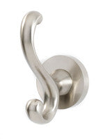 Alno A8399-SN: Contemporary I Double Robe Hook - Satin Nickel