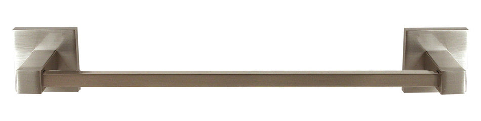 Alno A8420-12-SN: 12" cc Contemporary II Towel Bar - Satin Nickel