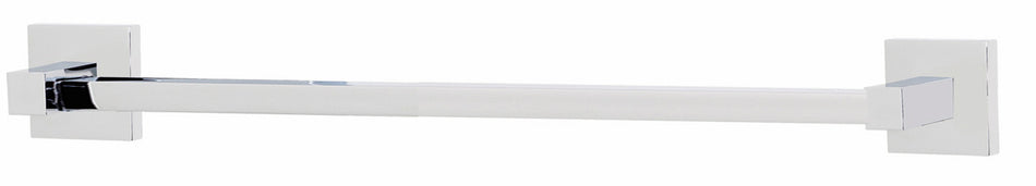 Alno A8420-18-PB/NL: 18" cc Contemporary II Towel Bar - Unlacquered Brass