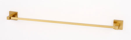 Alno A8420-24-SB: 24" cc Contemporary II Towel Bar - Satin Brass