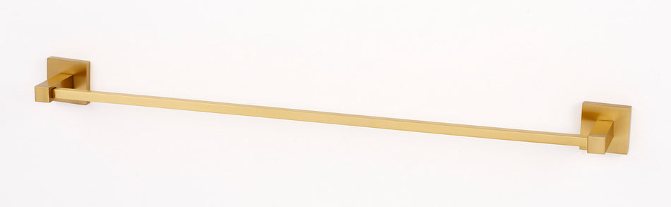 Alno A8420-24-SB: 24" cc Contemporary II Towel Bar - Satin Brass