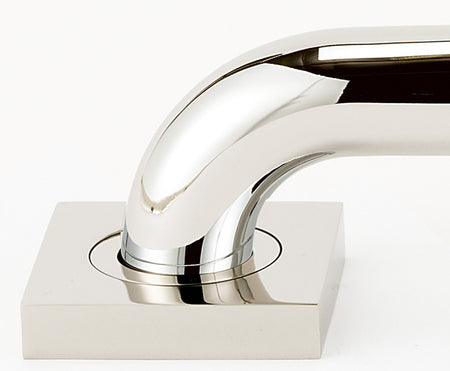 Alno A8424-PN: Contemporary II Grab Bar Mounting Brackets (pair) - Polished Nickel