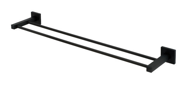 Alno A8425-24-BRZ: 24" cc Contemporary II Double Towel Bar - Bronze