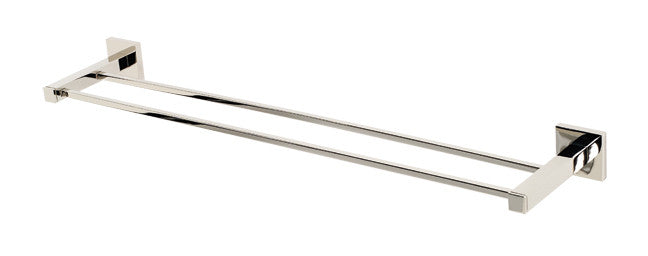 Alno A8425-24-PN: 24" cc Contemporary II Double Towel Bar - Polished Nickel