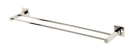 Alno A8425-24-PN: 24" cc Contemporary II Double Towel Bar - Polished Nickel