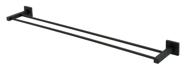 Alno A8425-30-BRZ: 30" cc Contemporary II Double Towel Bar - Bronze