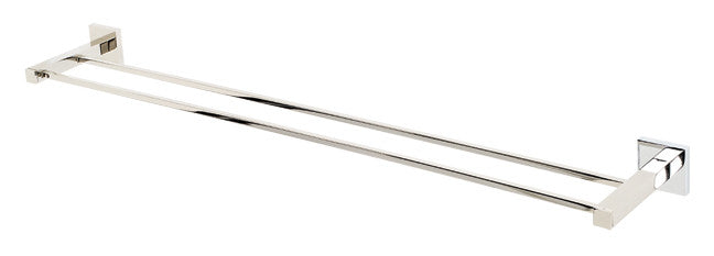 Alno A8425-30-PN: 30" cc Contemporary II Double Towel Bar - Polished Nickel