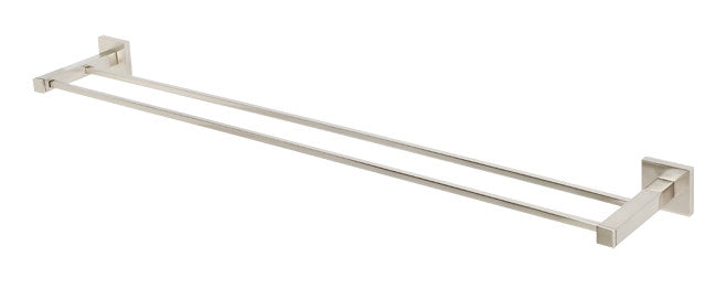 Alno A8425-30-SN: 30" cc Contemporary II Double Towel Bar - Satin Nickel