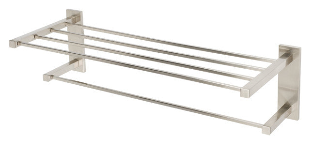 Alno A8426-24-SN: 24" cc Contemporary II Towel Rack - Satin Nickel