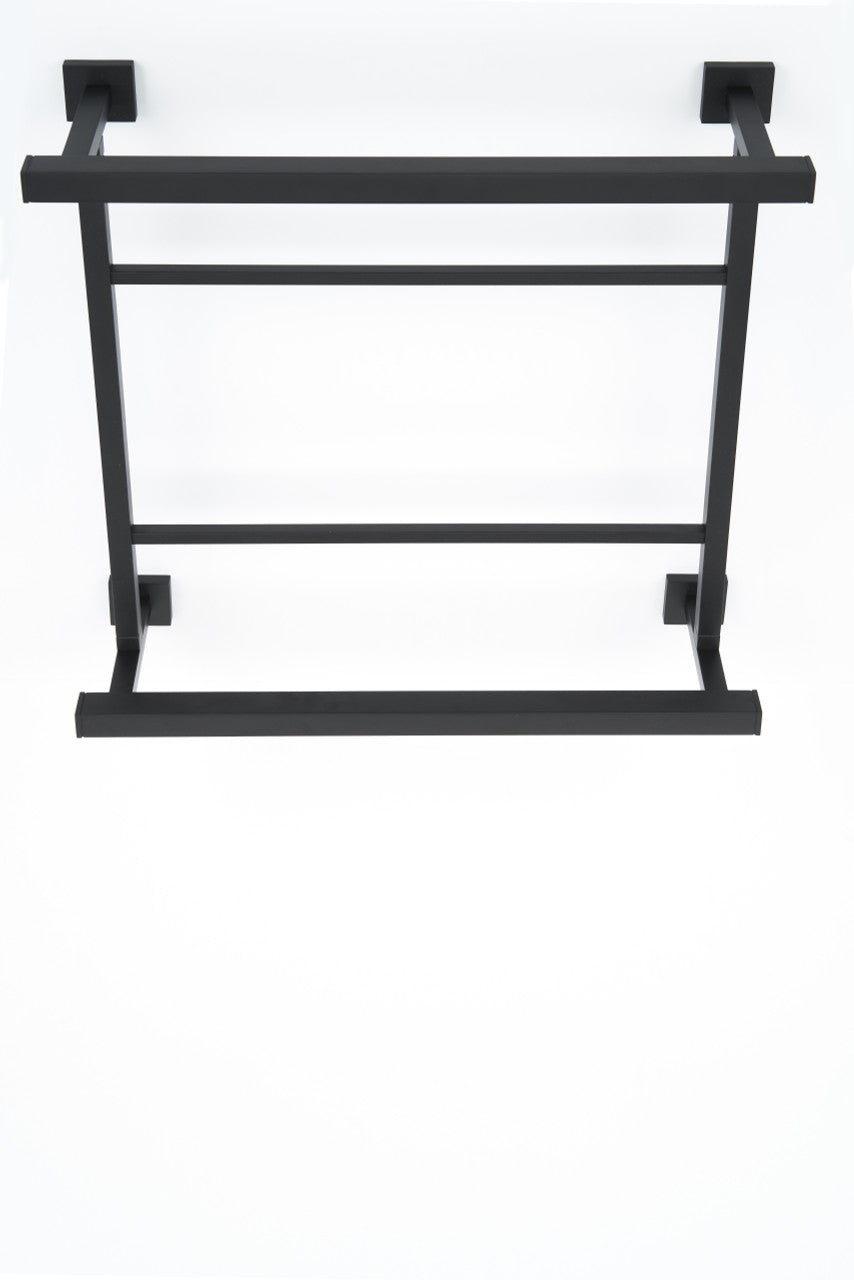 Alno A8428-18-MB: 18" cc Contemporary II Hospitality Rack - Matte Black