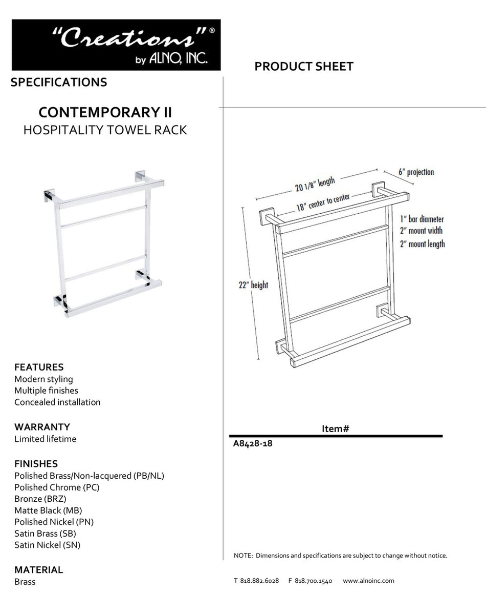Specificaton Sheet
