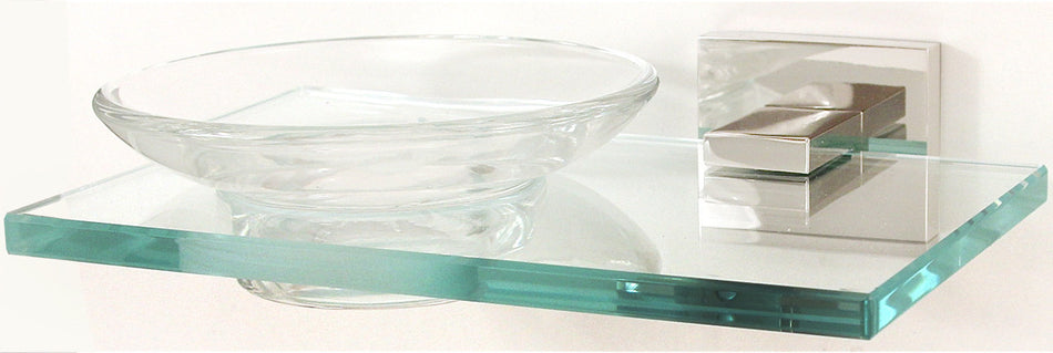 Alno A8430-PC: Contemporary II Soap Holder w/Dish - Polished Chrome