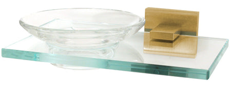 Alno A8430-SB: Contemporary II Soap Dish - Satin Brass
