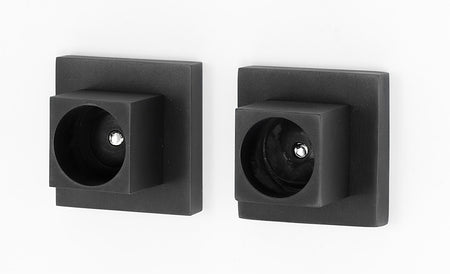 Alno A8446-BRZ: Contemporary II Shower Rod Mounting Brackets (pair) - Bronze