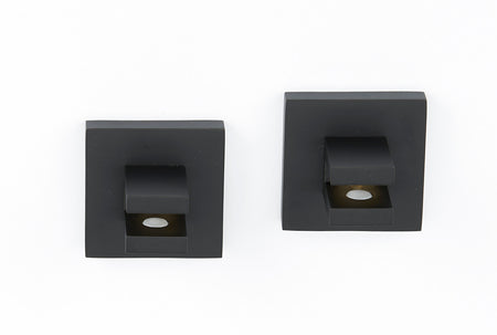 Alno A8450-MB: Contemporary II Shelf Mounting Brackets (pair) - Matte Black
