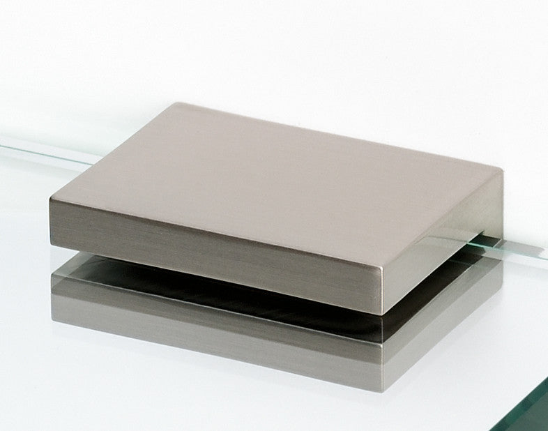 Alno A8455-SN: Contemporary II Shelf Mounting Brackets (pair) - Satin Nickel