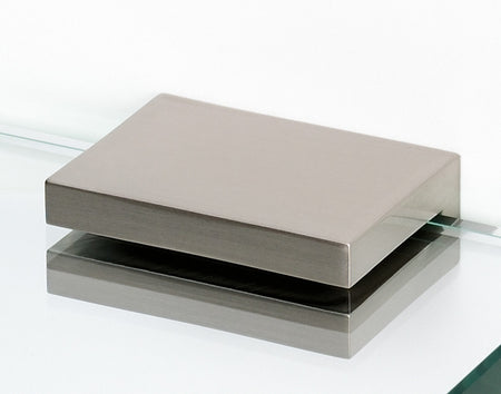 Alno A8455-SN: Contemporary II Shelf Mounting Brackets (pair) - Satin Nickel