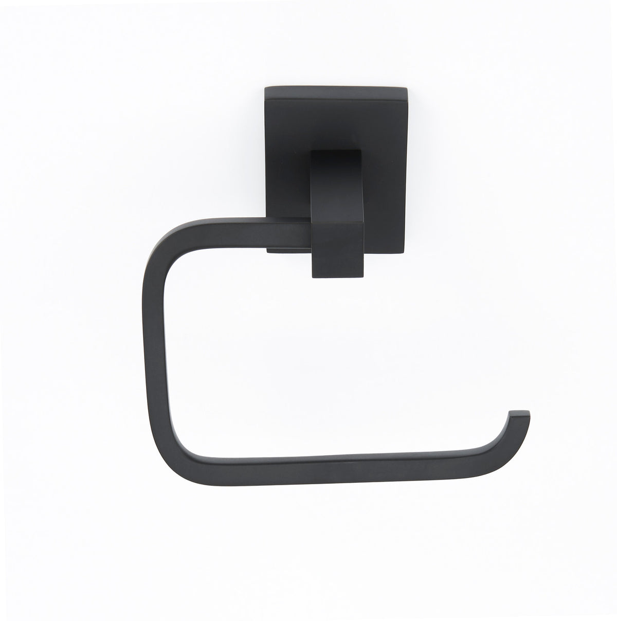Alno A8466-MB: Contemporary II Single Post Tissue Holder - Matte Black