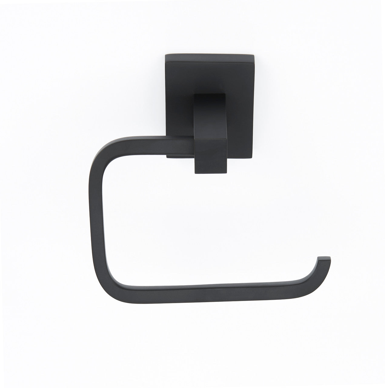 Alno A8466-MB: Contemporary II Single Post Tissue Holder - Matte Black