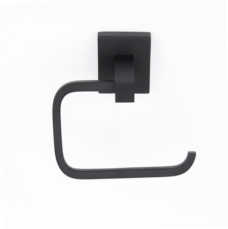 Alno A8466-MB: Contemporary II Single Post Tissue Holder - Matte Black
