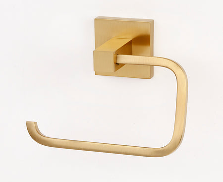 Alno A8466-SB: Contemporary II Single Post Tissue Holder - Satin Brass