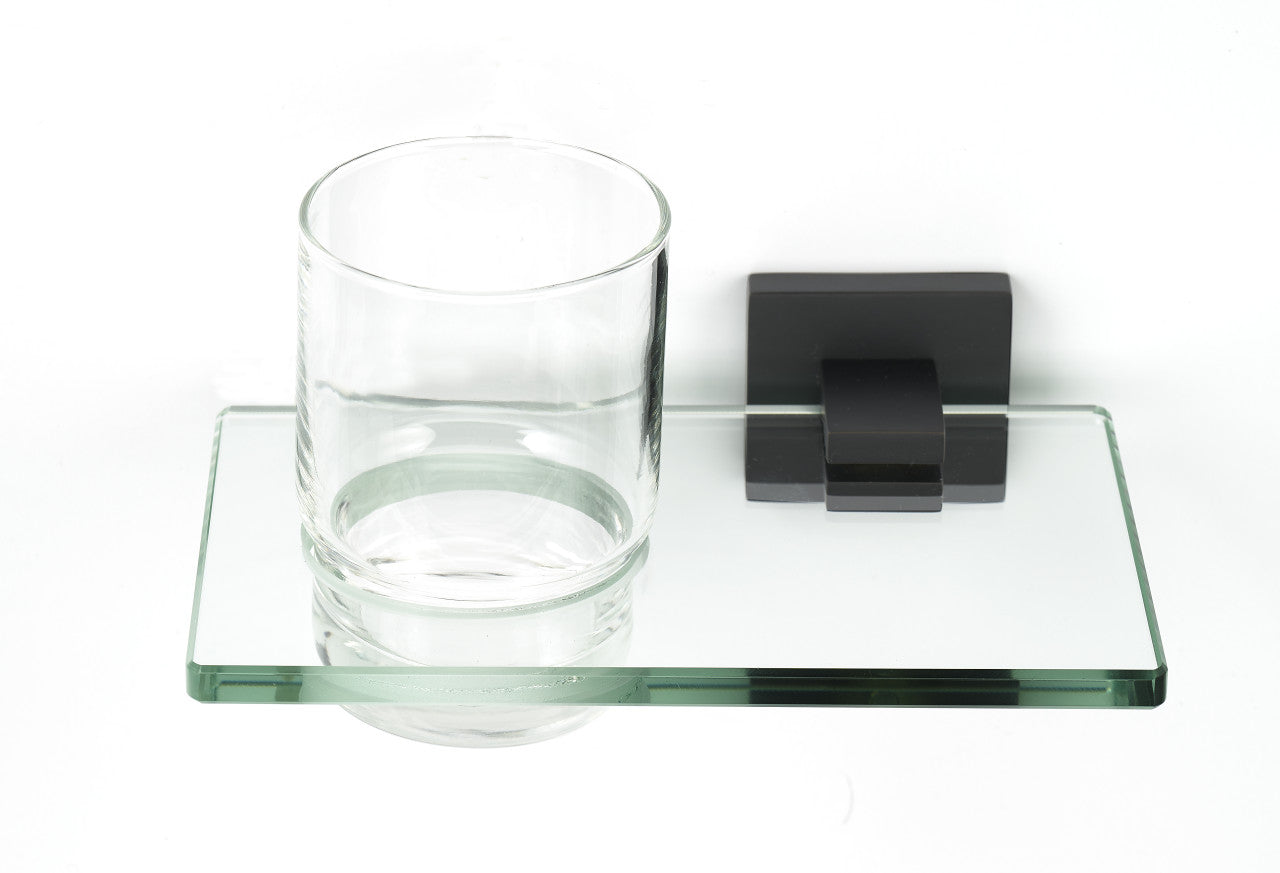Alno A8470-MB: Contemporary II Tumbler Holder - Matte Black