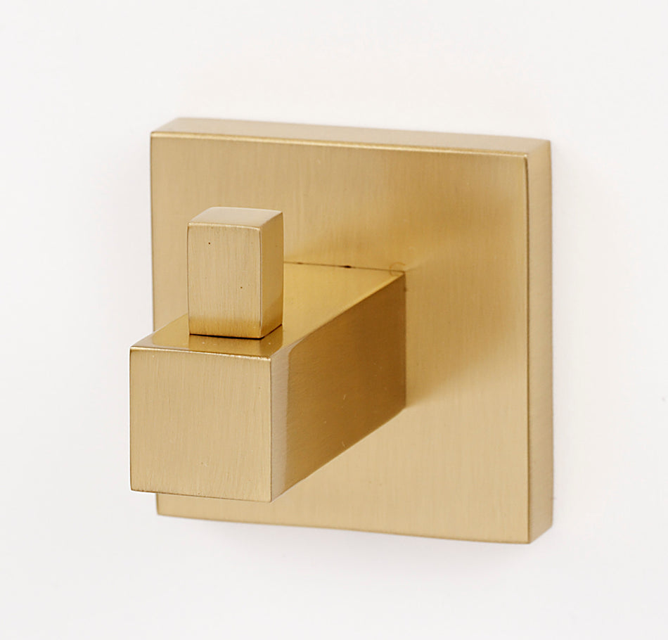Alno A8480-SB: Contemporary II Robe Hook - Satin Brass