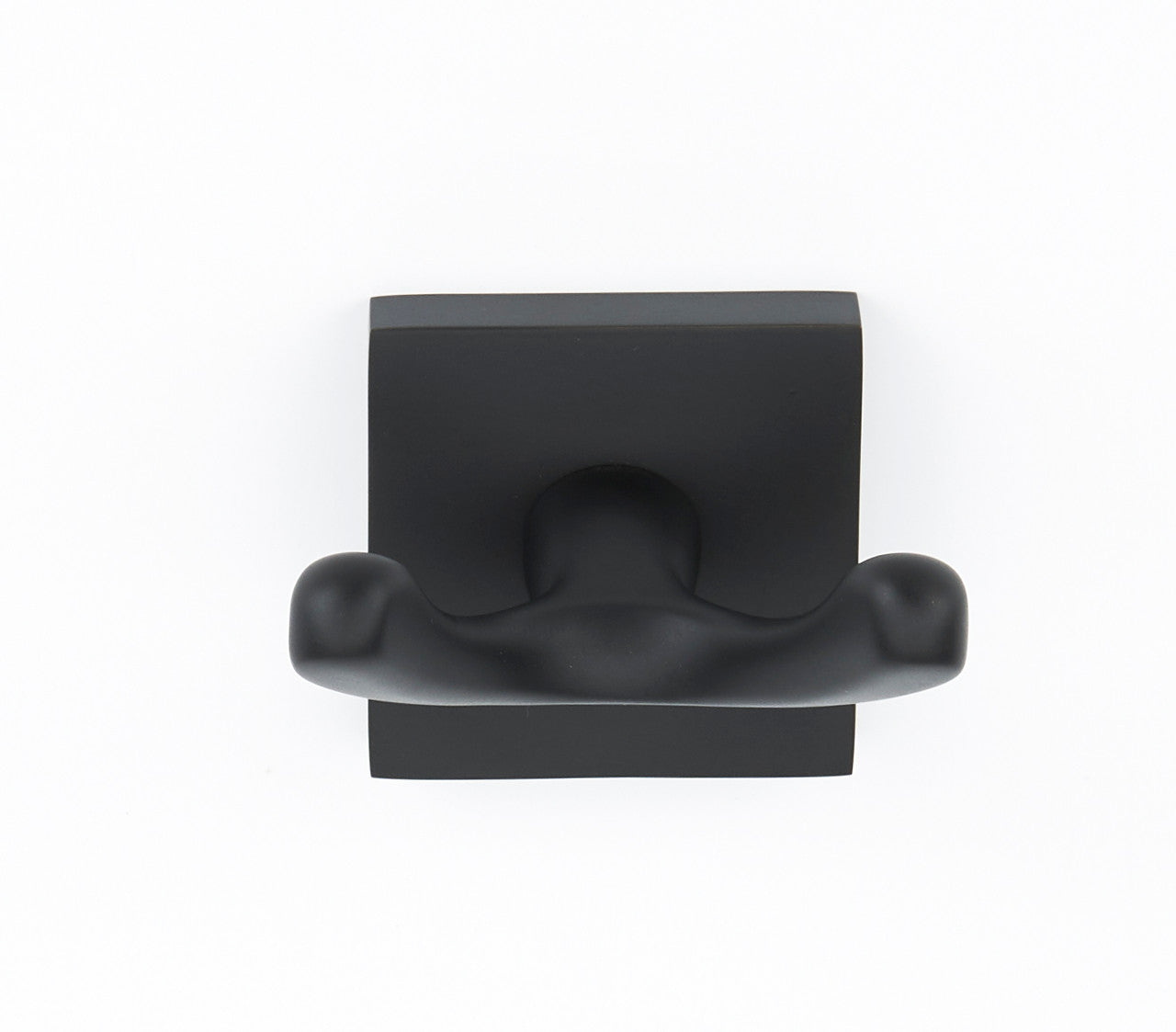 Alno A8484-MB: Contemporary II Double Robe Hook - Matte Black
