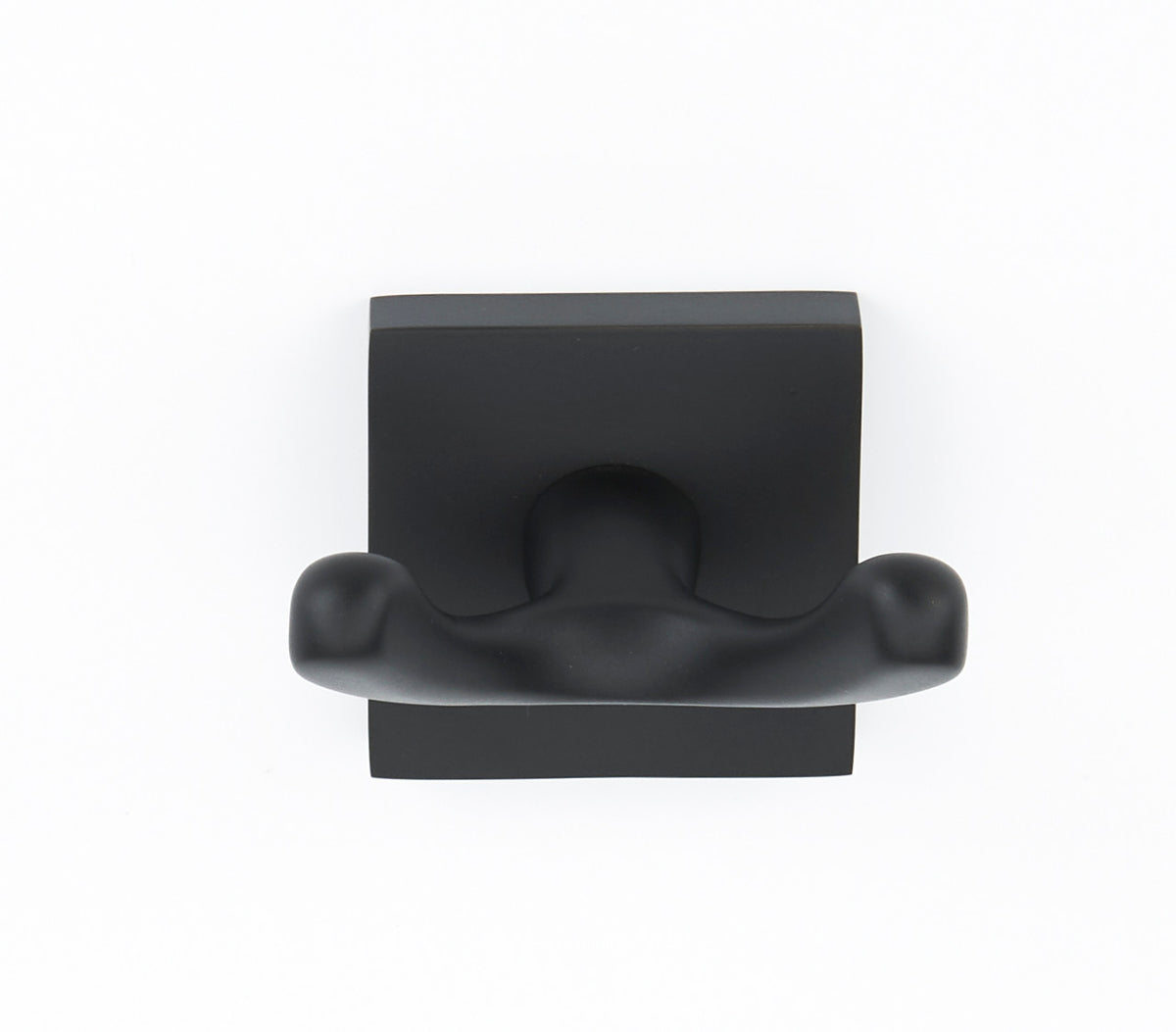 Alno A8484-MB: Contemporary II Double Robe Hook - Matte Black