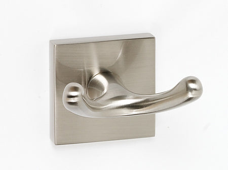 Alno A8484-SN: Contemporary II Double Robe Hook - Satin Nickel