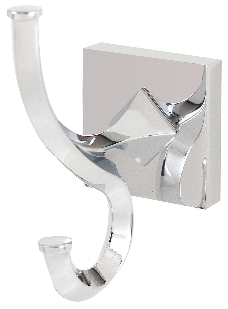 Alno A8499-PC: Contemporary II Double Robe Hook - Polished Chrome
