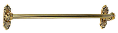 Alno A8520-18-PA: 18" cc Ribbon & Reed Towel Bar - Polished Antique