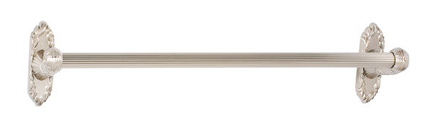 Alno A8520-18-SN: 18" cc Ribbon & Reed Towel Bar - Satin Nickel