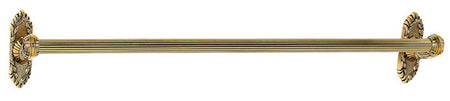 Alno A8520-24-PA: 24" cc Ribbon & Reed Towel Bar - Polished Antique