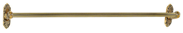 Alno A8520-30-PA: 30" cc Ribbon & Reed Towel Bar - Polished Antique