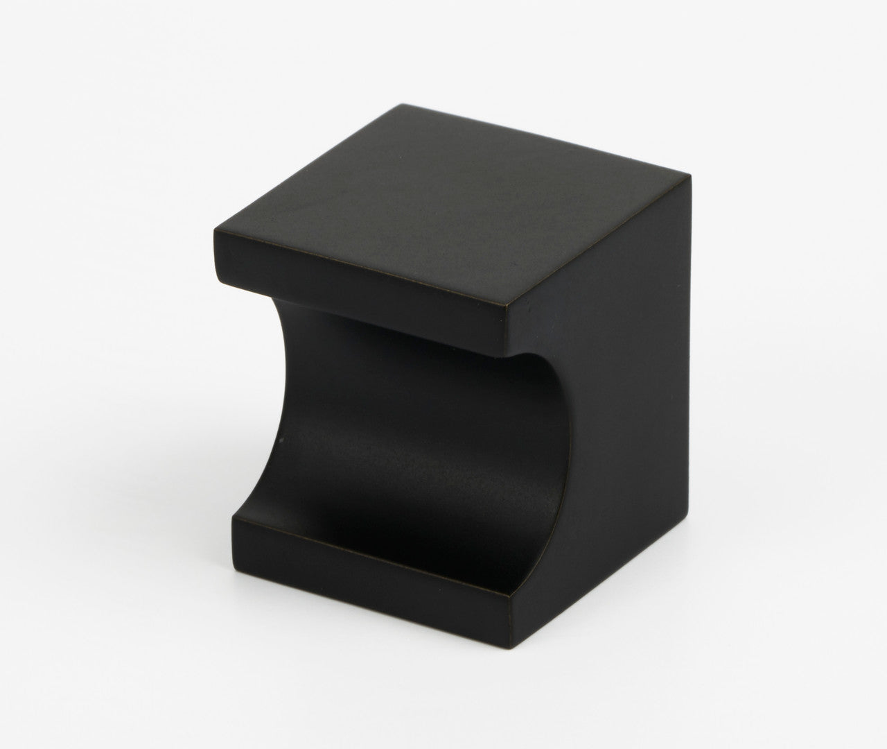 Alno A853-1-MB: 1" Contemporary II Cabinet Knob - Matte Black