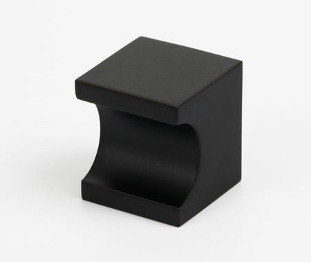 Alno A853-1-MB: 1" Contemporary II Cabinet Knob - Matte Black