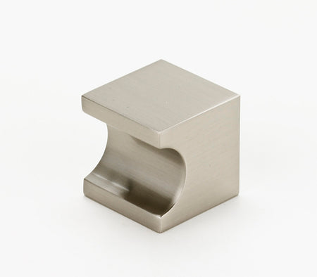 Alno A853-1-SN: 1" Contemporary II Square Cabinet Knob - Satin Nickel