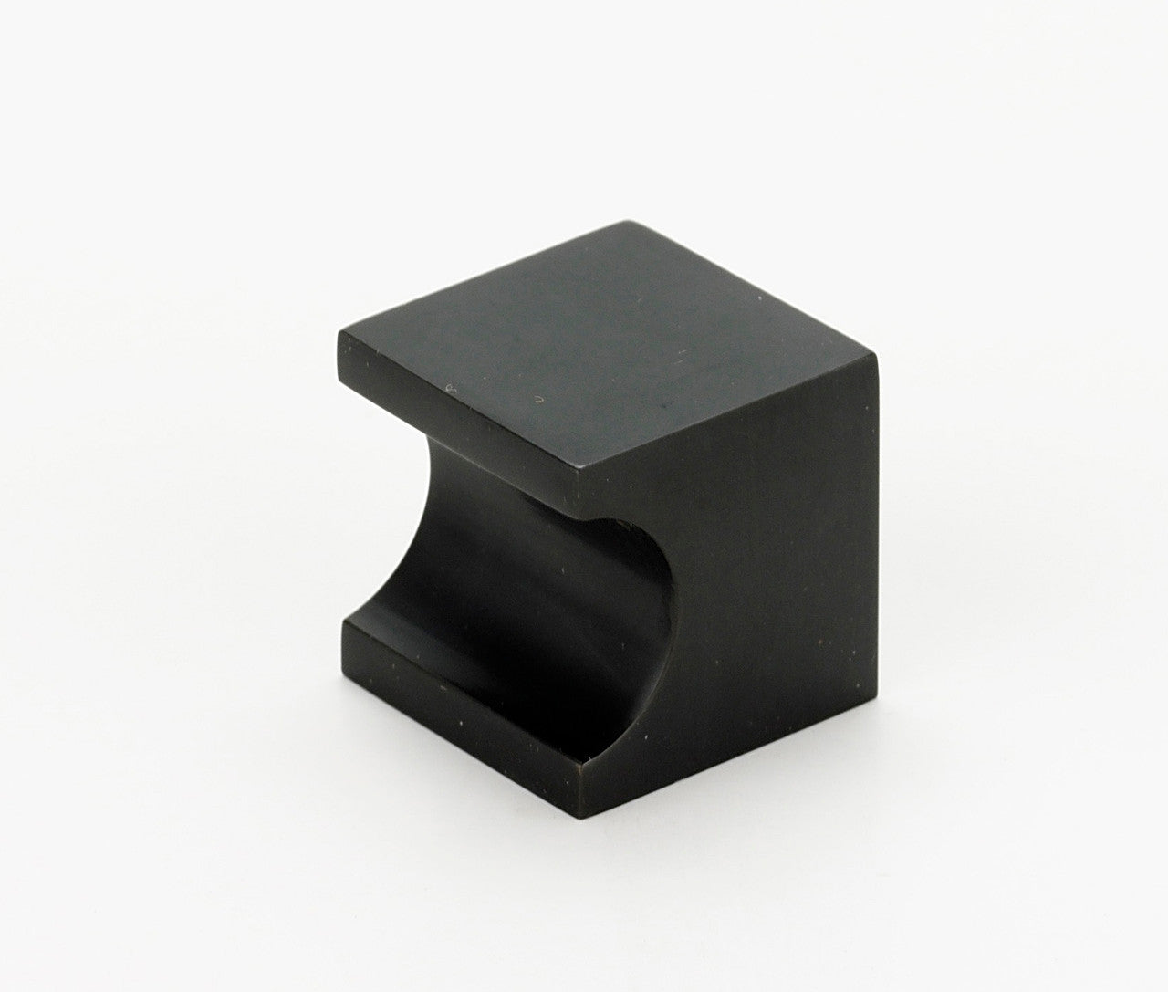 Alno A853-34-BRZ: 3/4" Contemporary II Square Cabinet Knob - Bronze